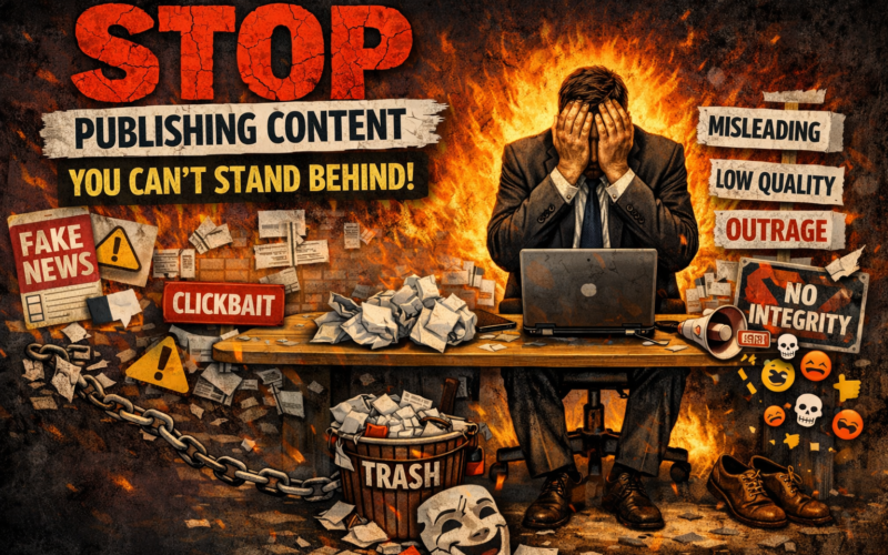 Stop Publishing Content You Can’t Stand Behind